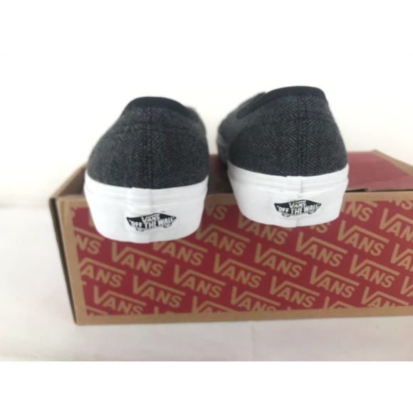Vans skate shoes sneakers Grey Red pinstripe Men 6.5 Women 8 New in Box main image 8